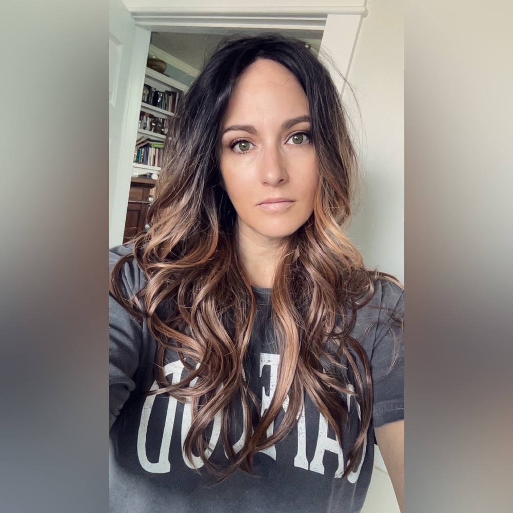 Lace WIG hair The Gigi wigs by Robin ombre balayage brown blonde